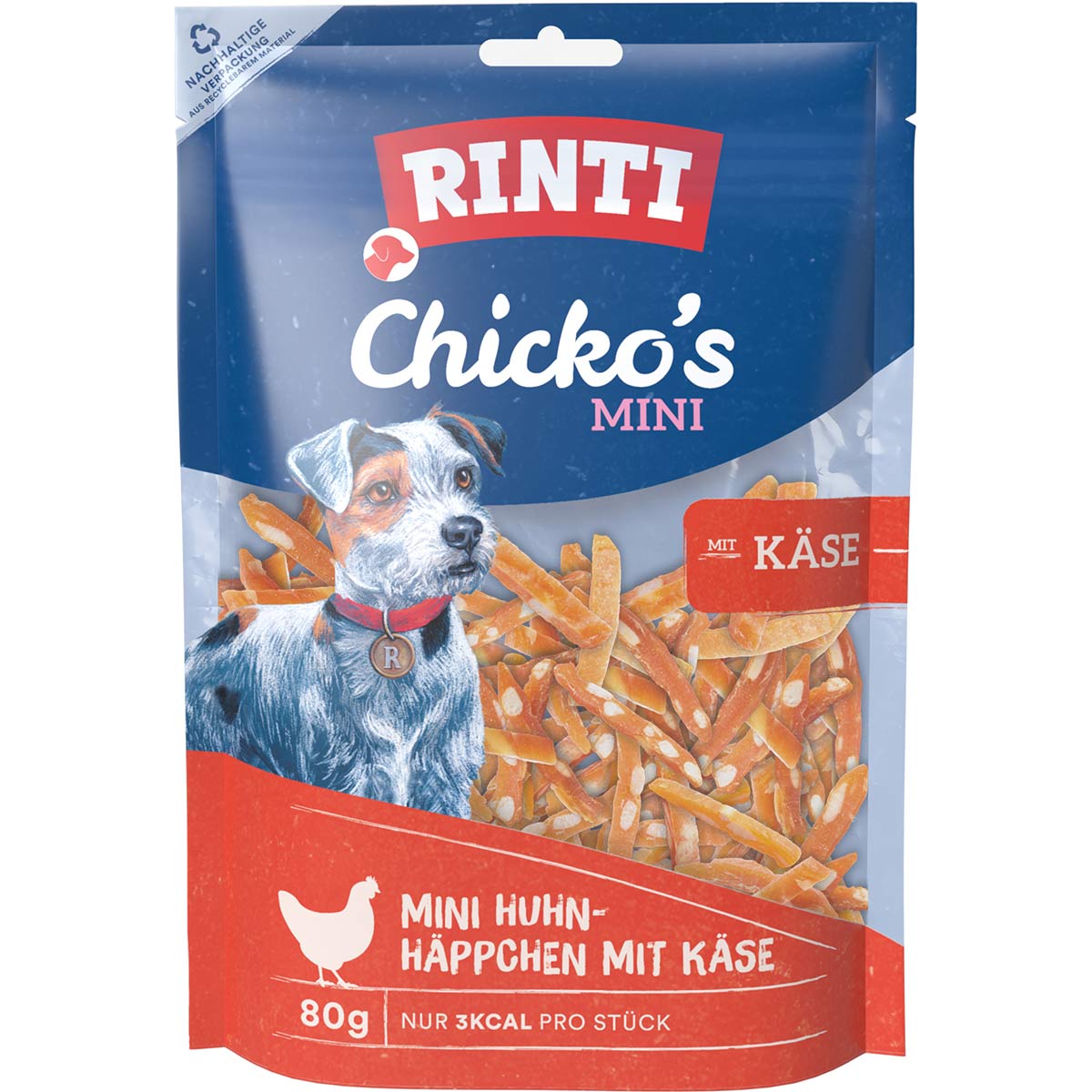 RINTI Chicko's MINI Huhn-Häppchen mit Käse 80 g