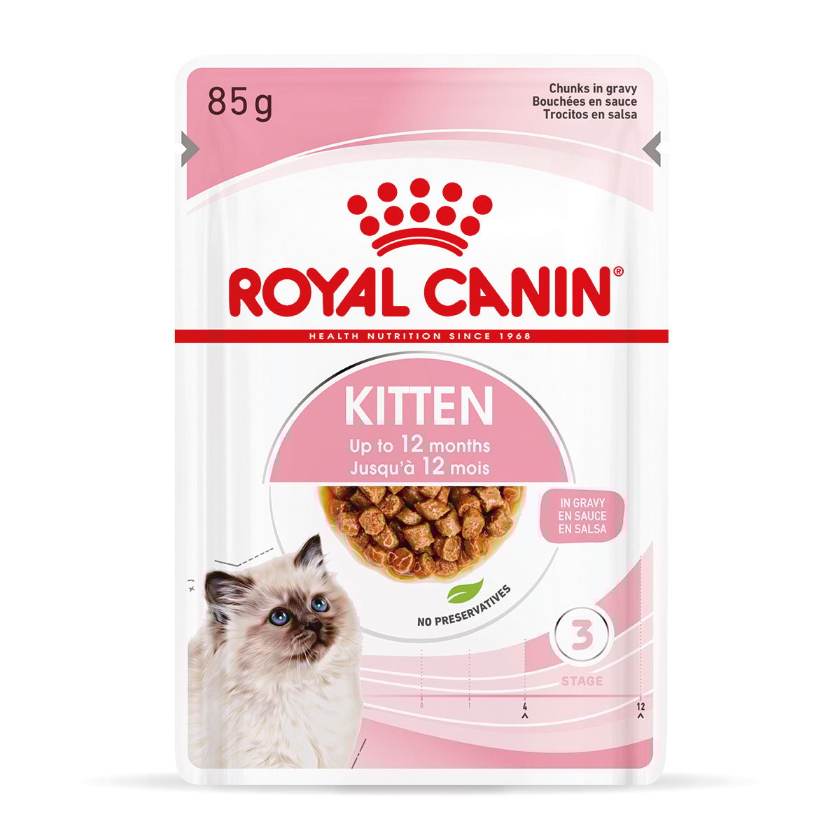ROYAL CANIN KITTEN Nassfutter in Soße für Kätzchen 12x85g