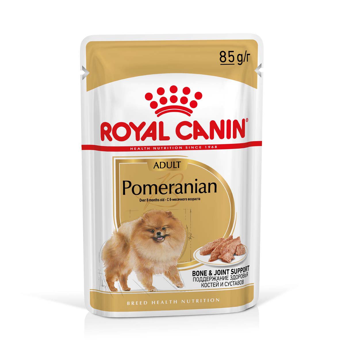 ROYAL CANIN POMERANIAN ADULT MOUSSE Feuchtnahrung für ausgewachsene Zwergspitze ( src=