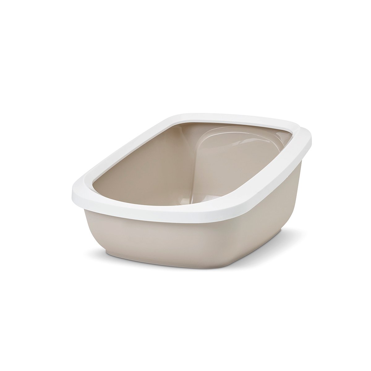 SAVIC Katzentoilette Aseo Jumbo weiß / mokka