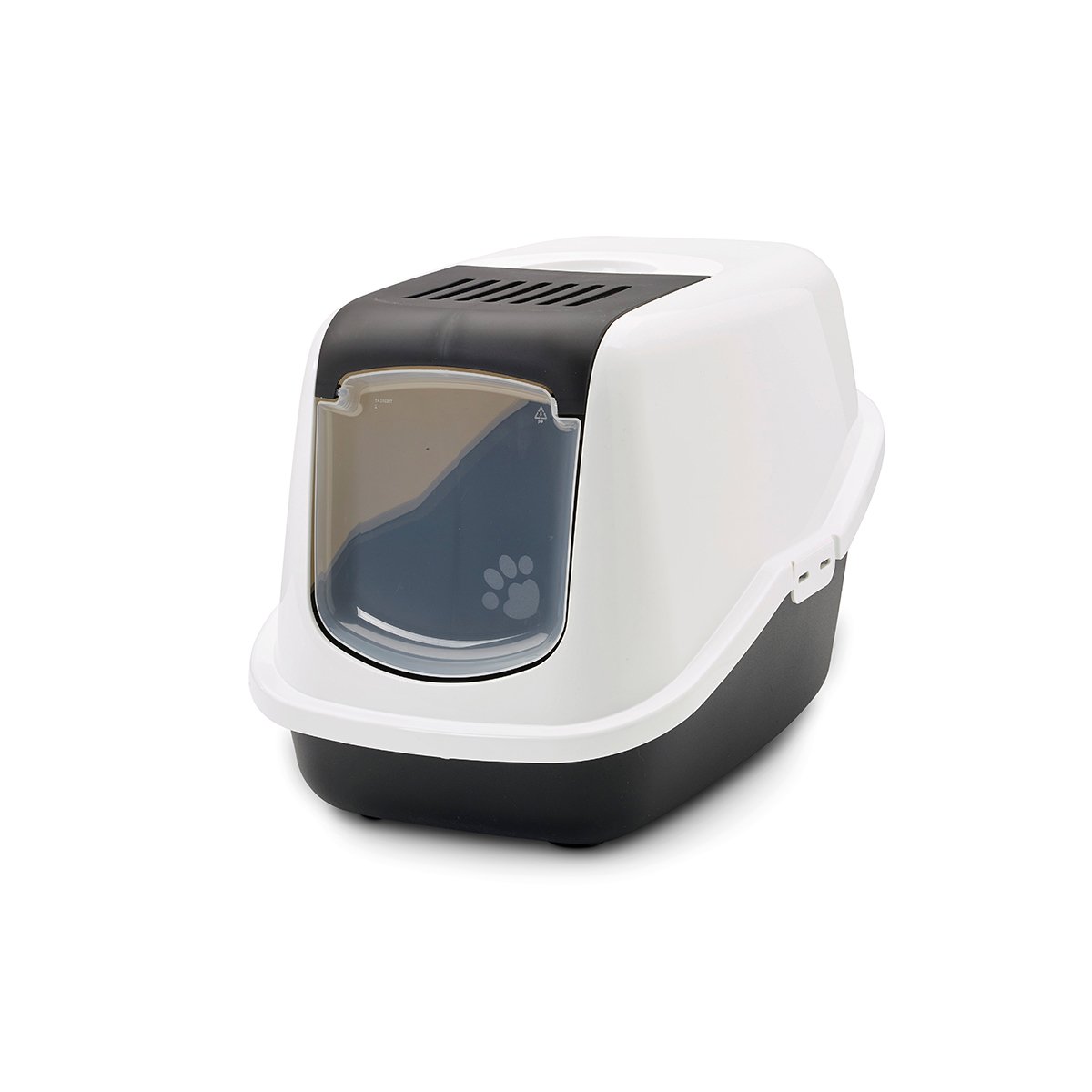 SAVIC Katzentoilette Nestor weiß / schwarz