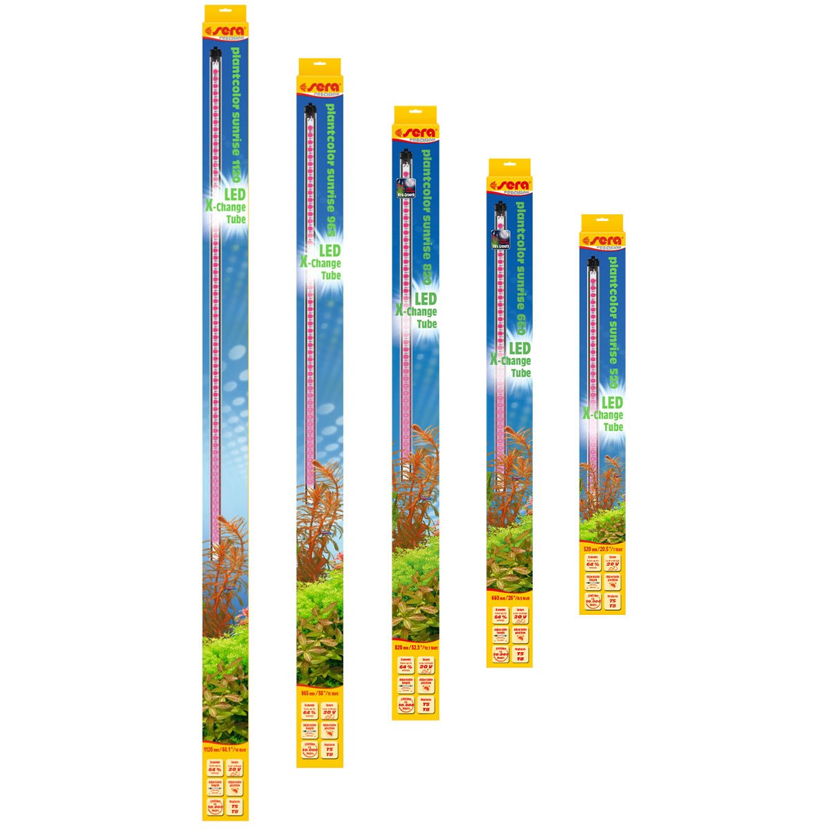 sera LED X-Change Tube plantcolor sunrise 660 mm / 8,3 W