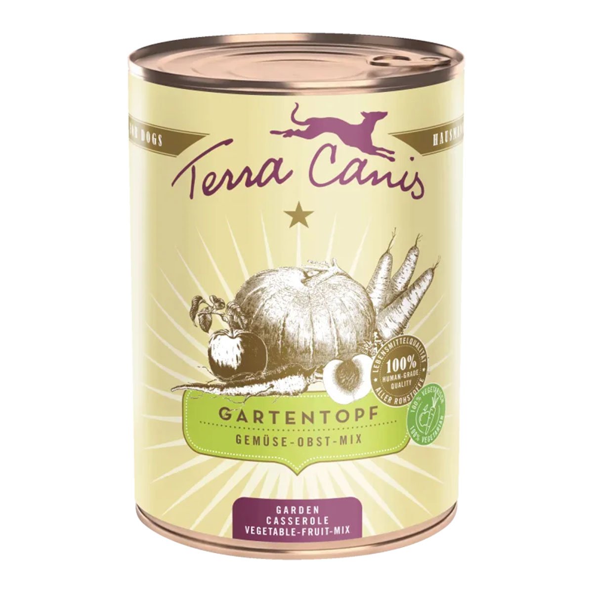 Terra Canis Gartentopf Classic Obst-Gemüse-Mischung 6x400