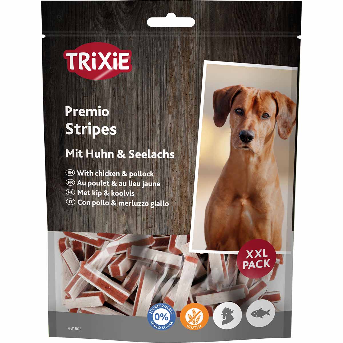 Trixie Hundesnack PREMIO Fish Chicken Stripes XXL Pack 300g