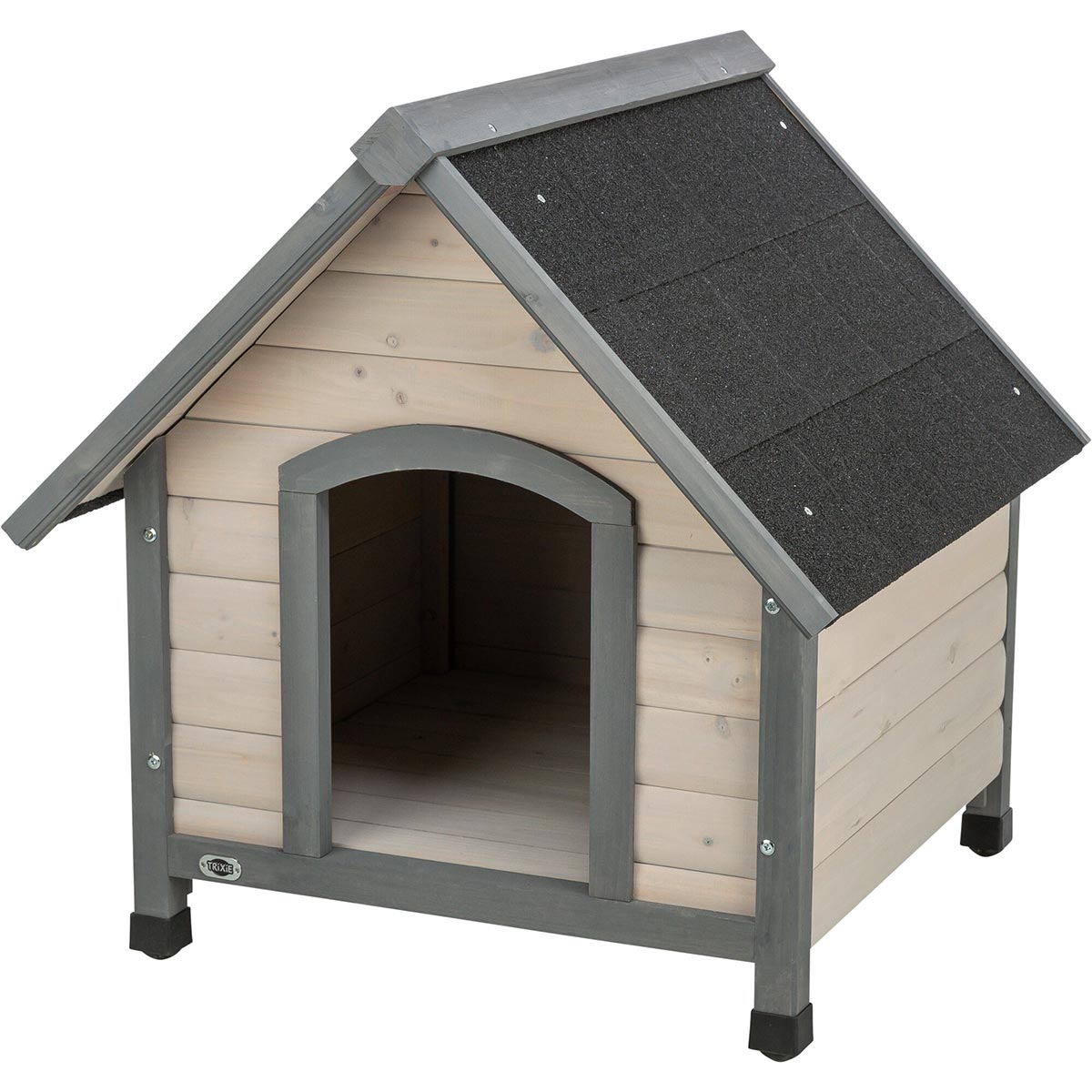 Trixie Hundehütte Cottage grau M–L 83×87×101 cm