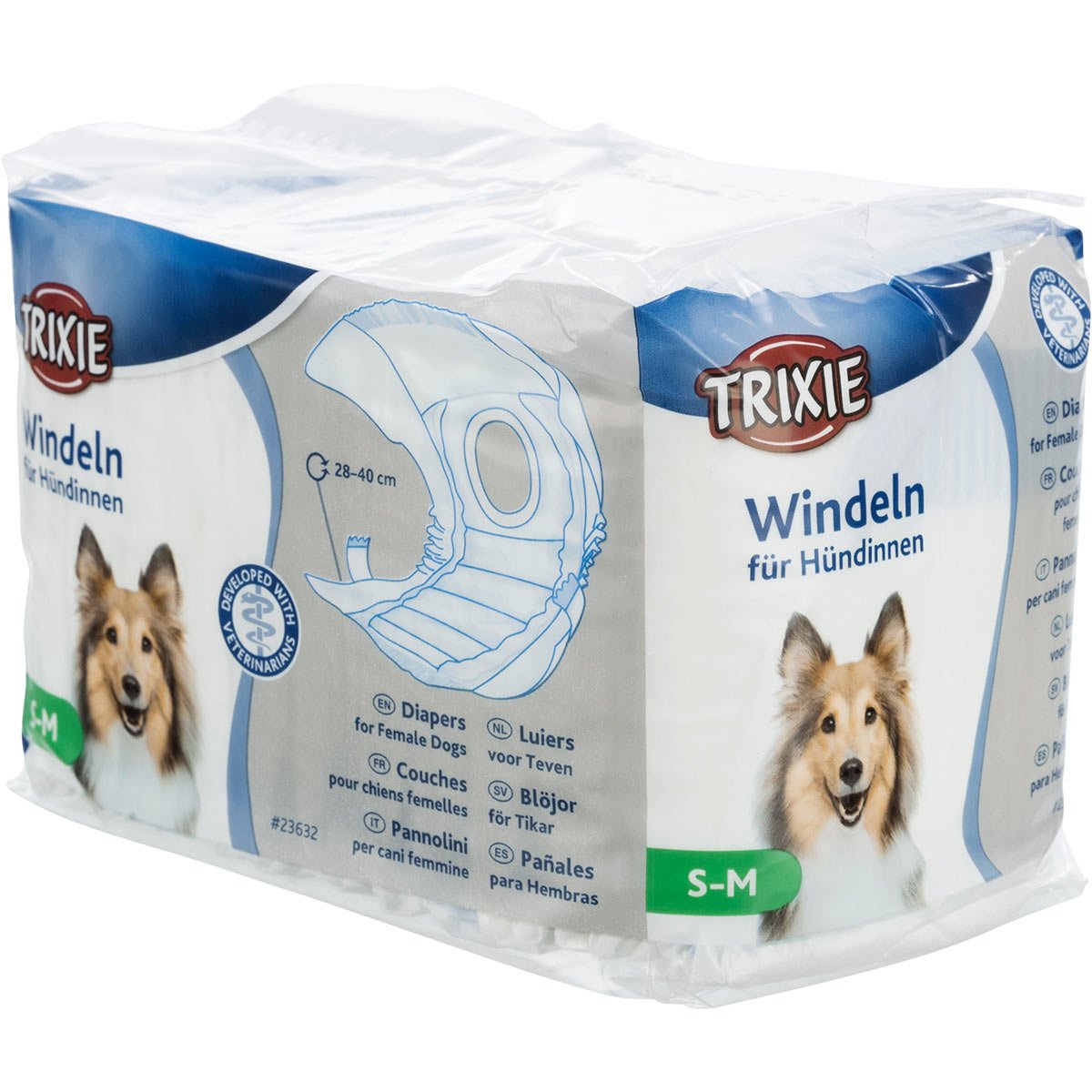 Trixie Windeln für Hündinnen S-M: 28-40 cm