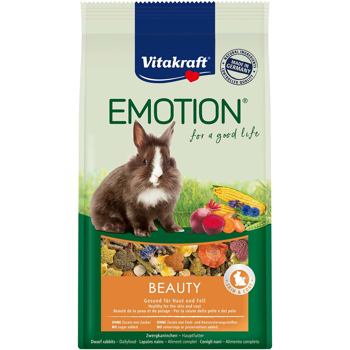 Vitakraft Emotion Beauty Selection Adult Zwergkaninchen 600g