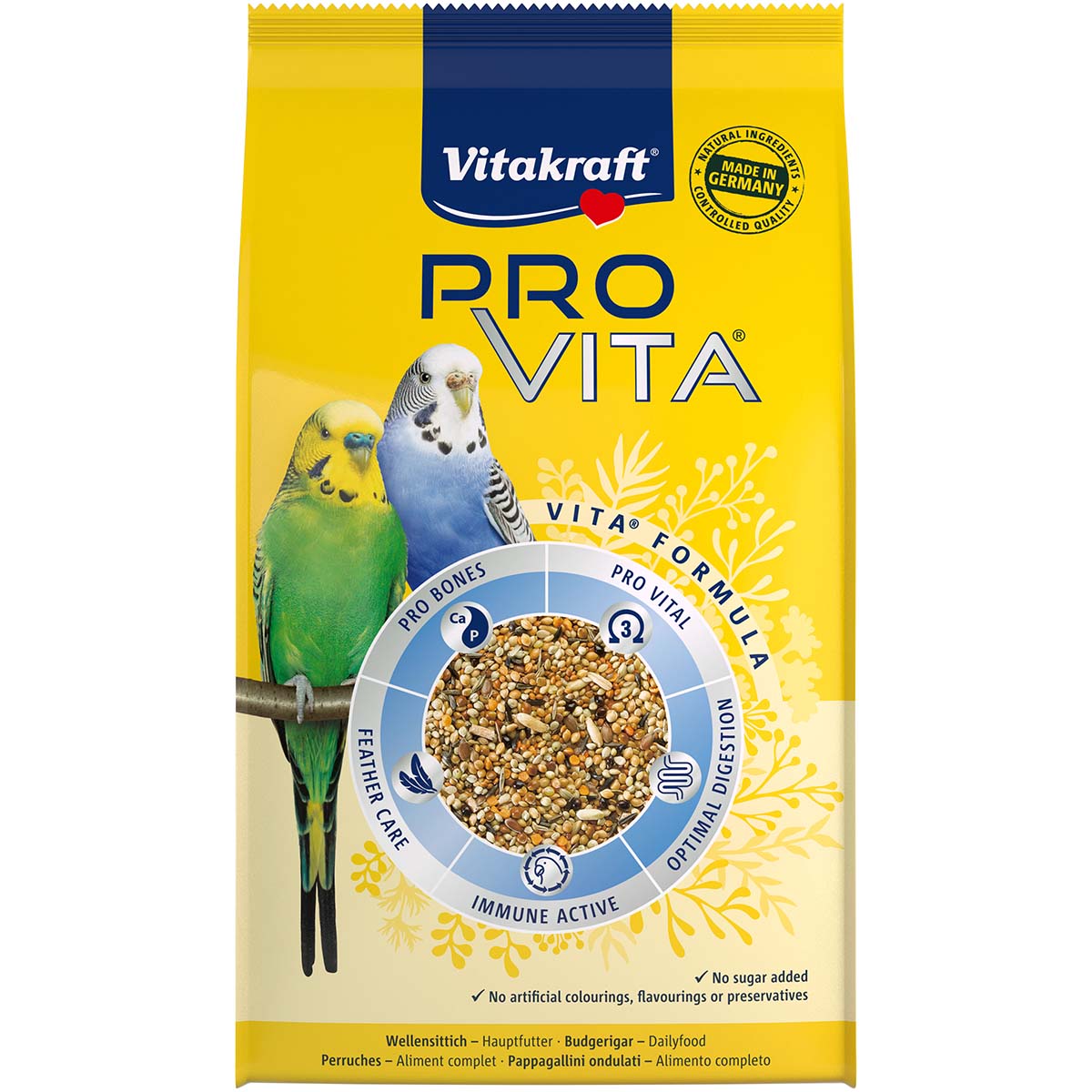 Vitakraft Vogelfutter Pro Vita Wellensittich 800g