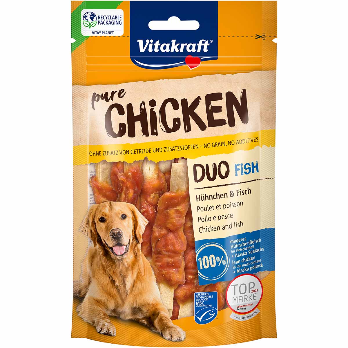 Vitakraft CHICKEN Duo Hühnchen & Fisch MSC 80g