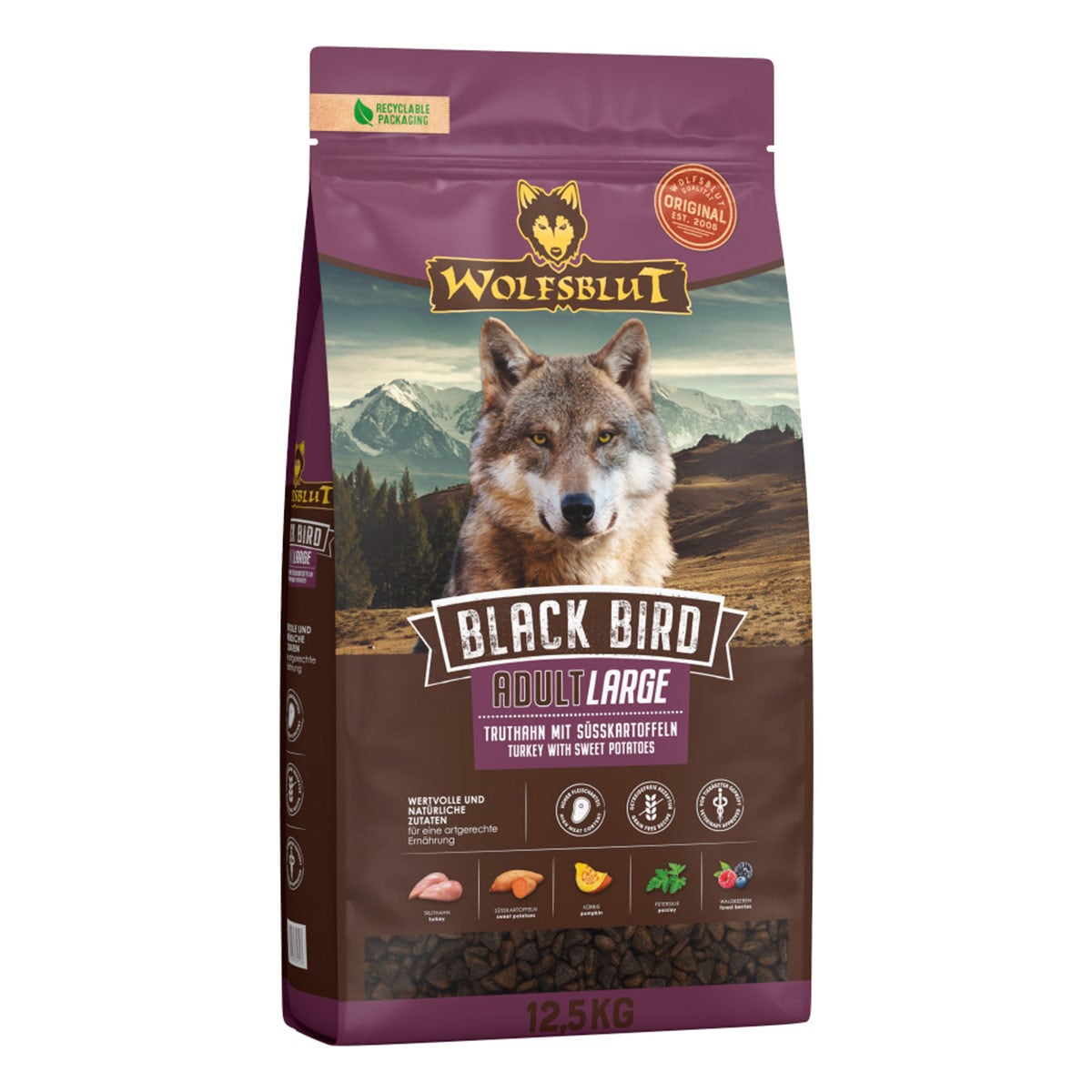 Wolfsblut Black Bird Large Breed 12,5kg