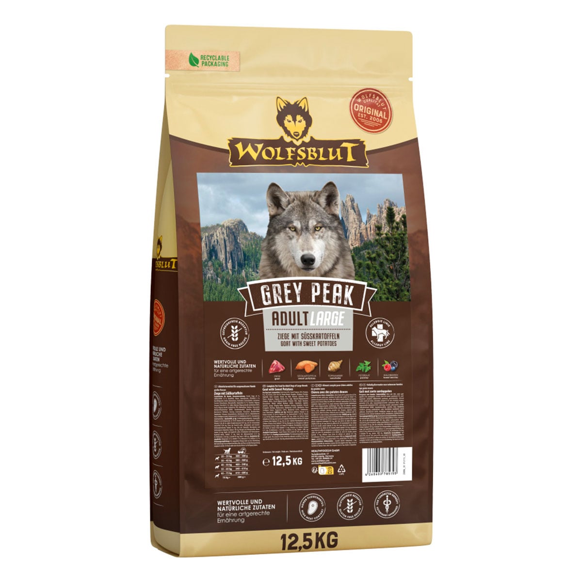 Wolfsblut Grey Peak Large Breed 12,5kg