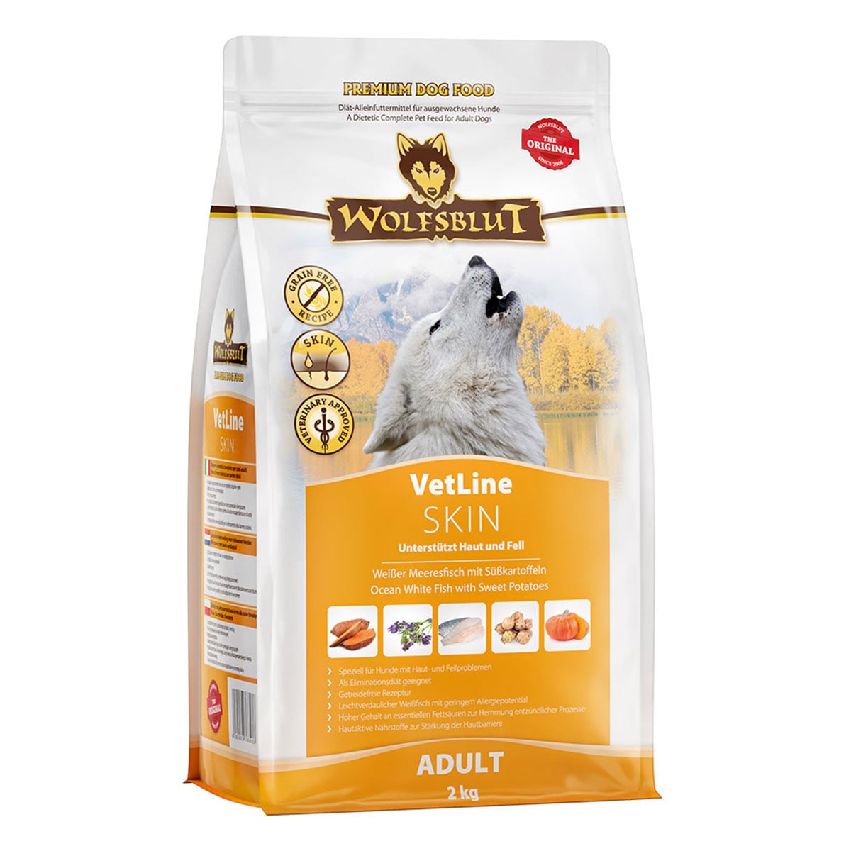 Wolfsblut VetLine Skin Weißer Meeresfisch 2kg