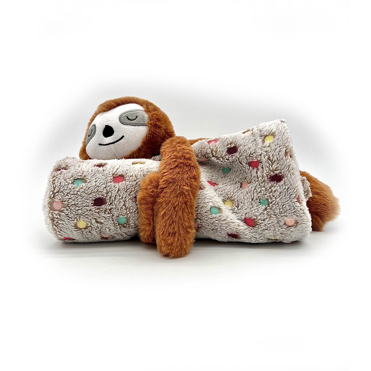 ZooRoyal Geschenkset Kuscheltier Faultier & Decke