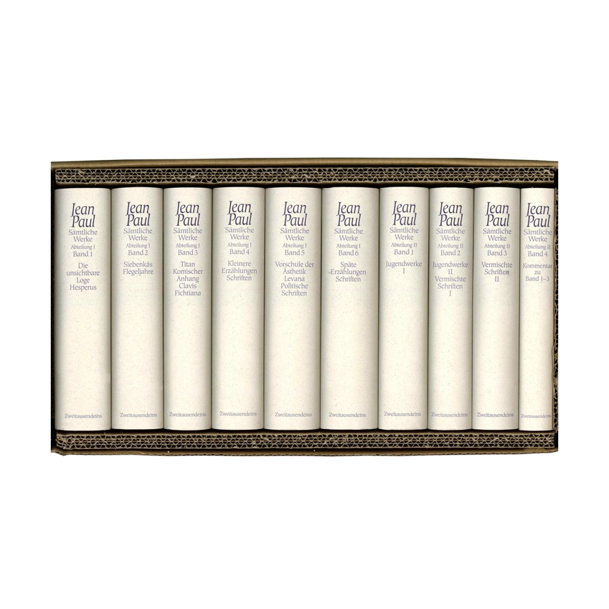 Jean Paul: Sämtliche Werke in 10 Bänden.