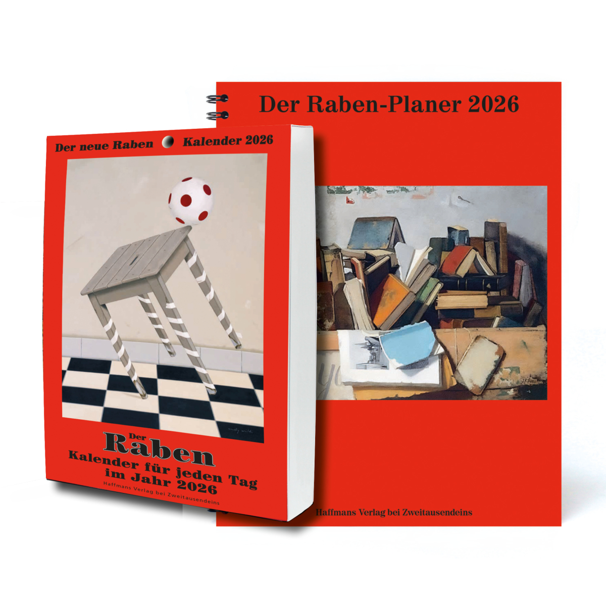 Raben-Kalender & -Planer 2026 Paket.