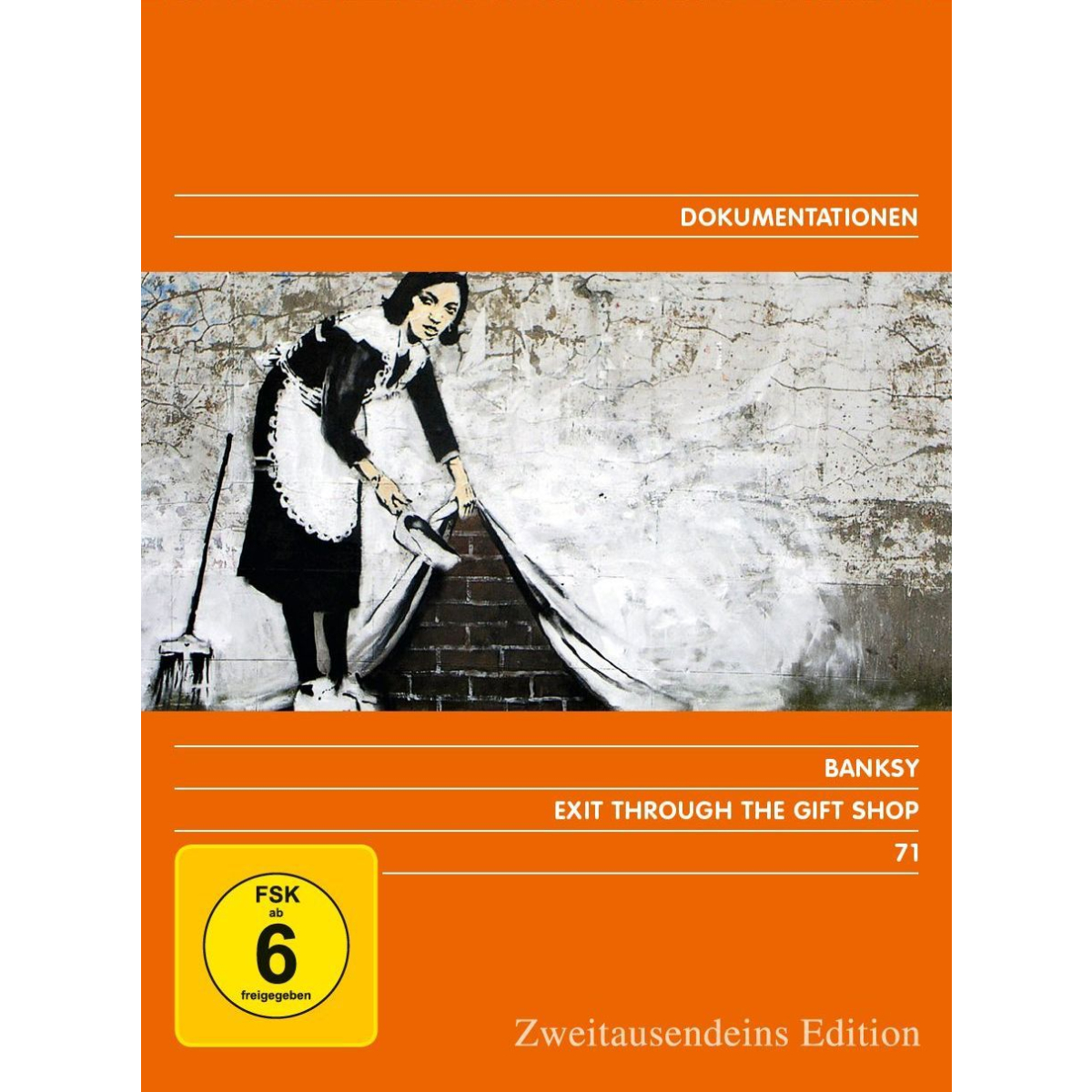Banksy – Exit Through the Gift Shop. Zweitausendeins Edition Dokumentation 71.