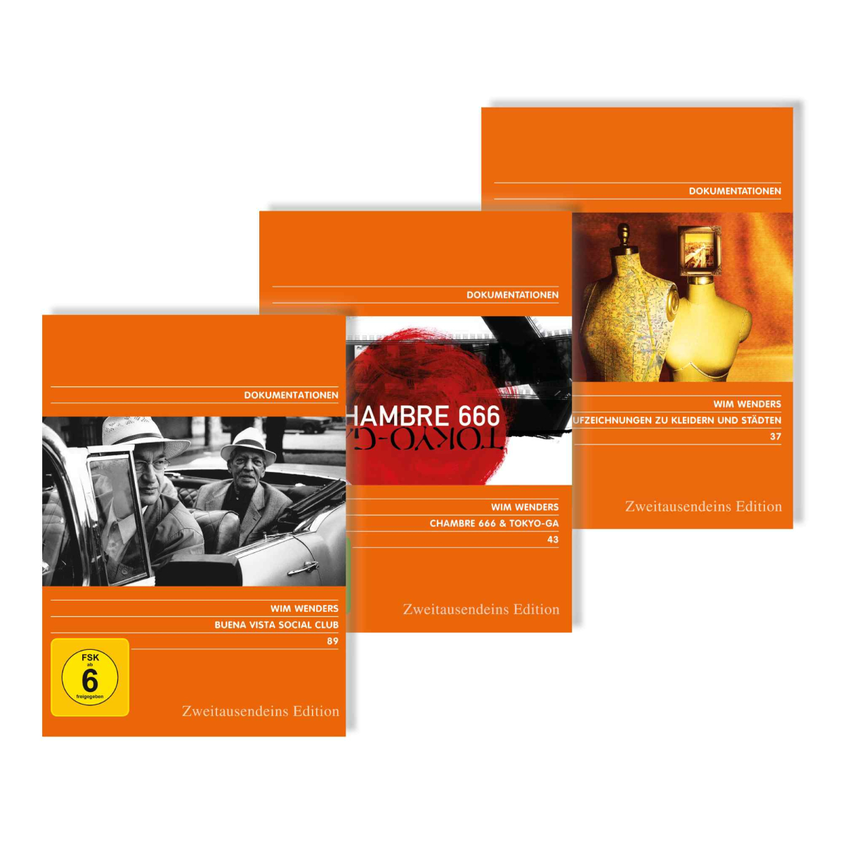 Wim Wenders Paket Dokumentationen (3 DVDs).