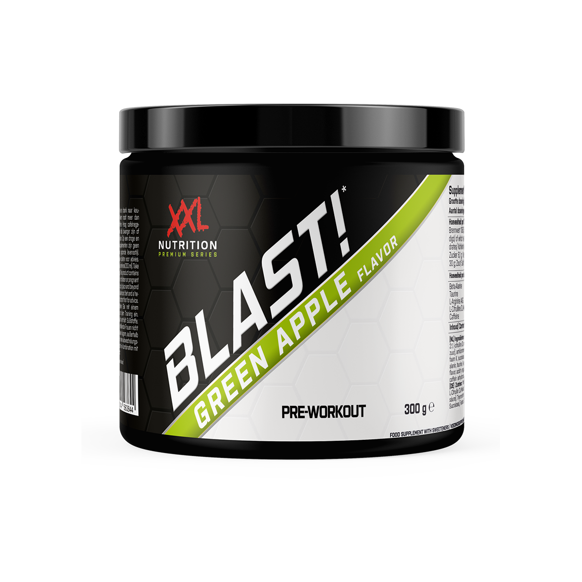 XXL Nutrition Blast! Pre-Workout - Grüner Apfel - 300 Gramm