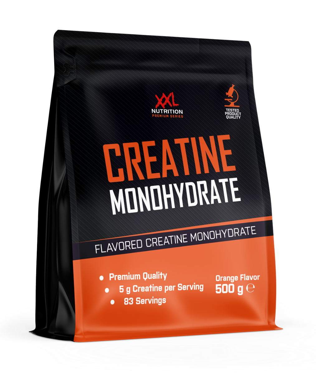 XXL Nutrition Kreatin-Monohydrat - Orange - 500 Gramm