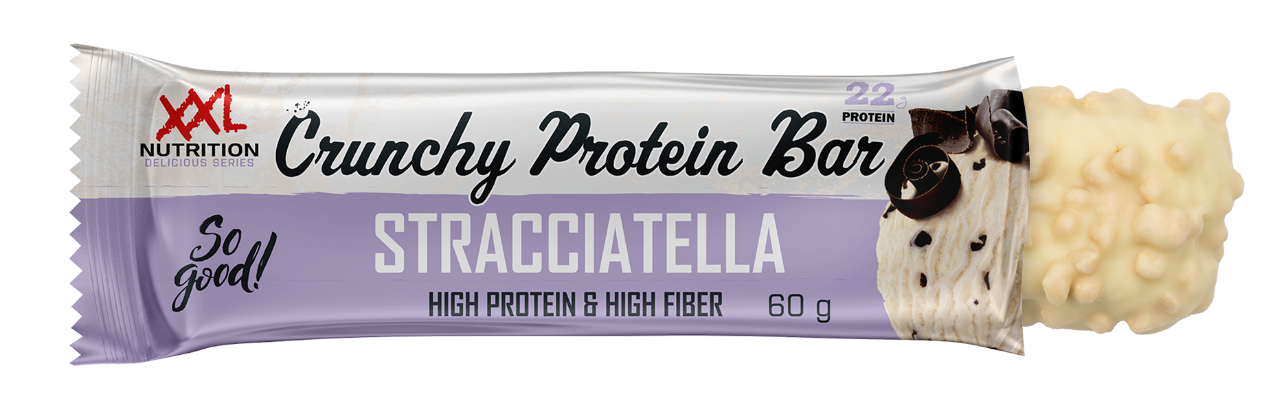 XXL Nutrition Crunchy Protein Bar - 1 Bar - Stracciatella