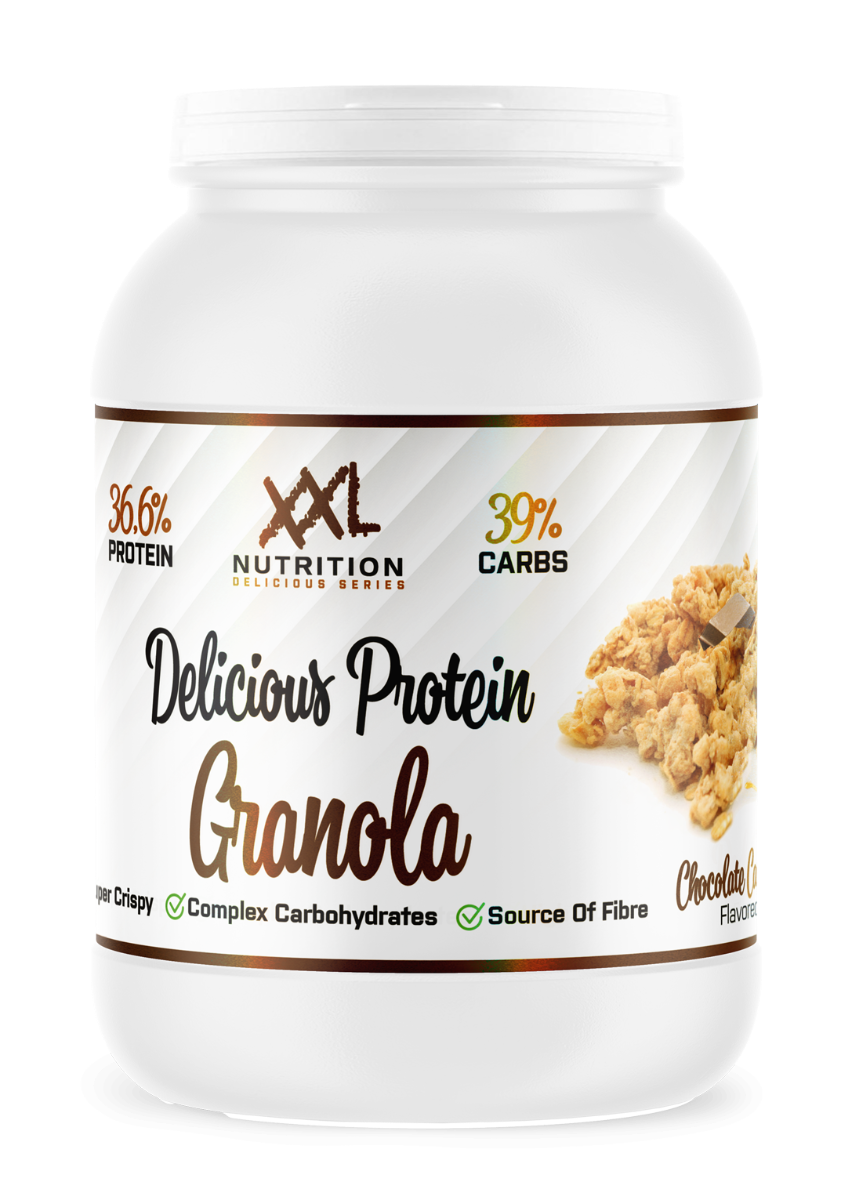 XXL Nutrition Delicious Protein Granola - Schokolade/Karamell - 450 Gramm