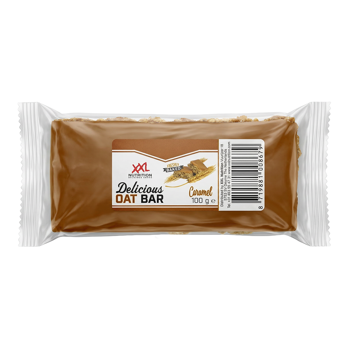 XXL Nutrition Delicious Oat Bar-1 Bar-Caramel