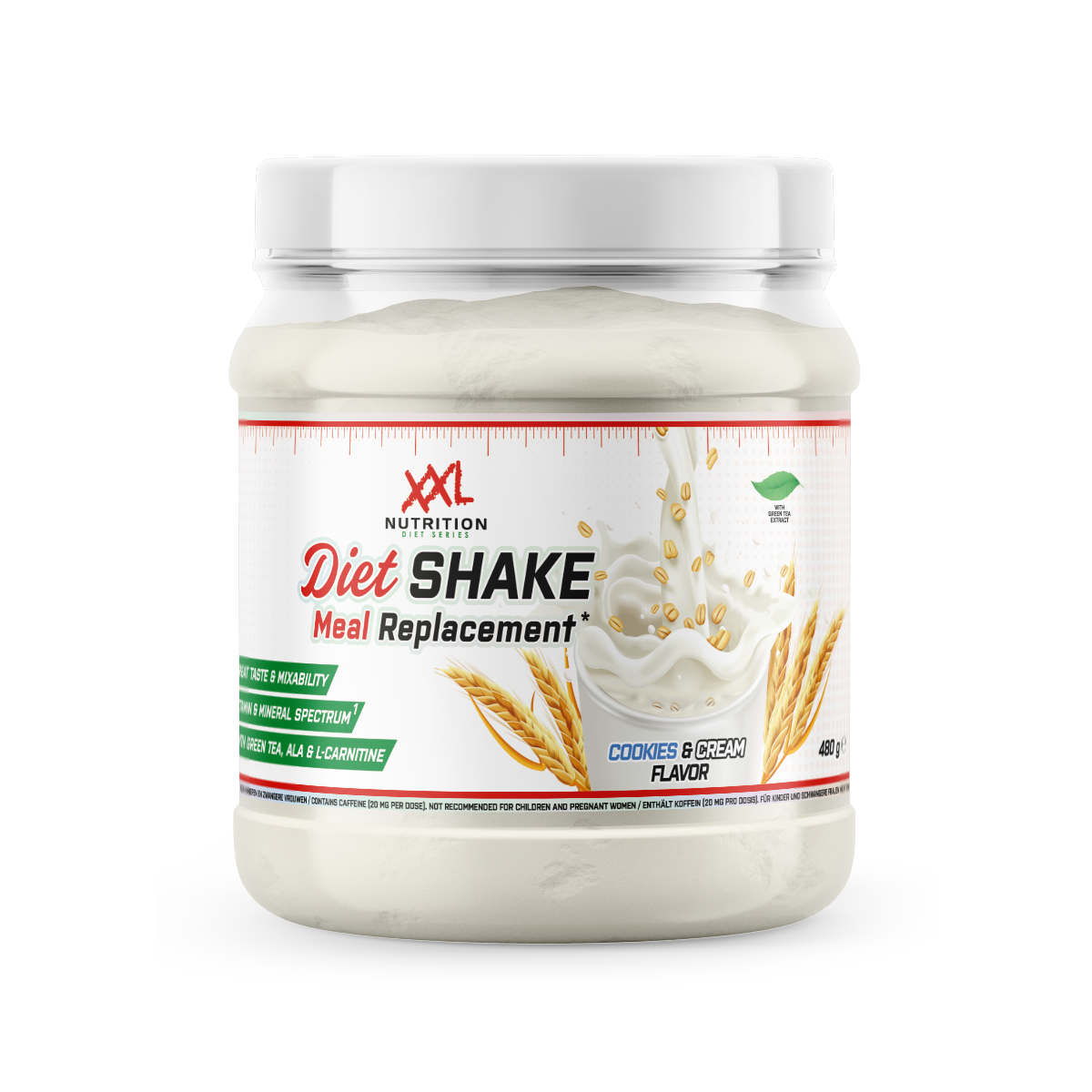 XXL Nutrition Diet Shake - Cookies & Cream - 480 Gramm