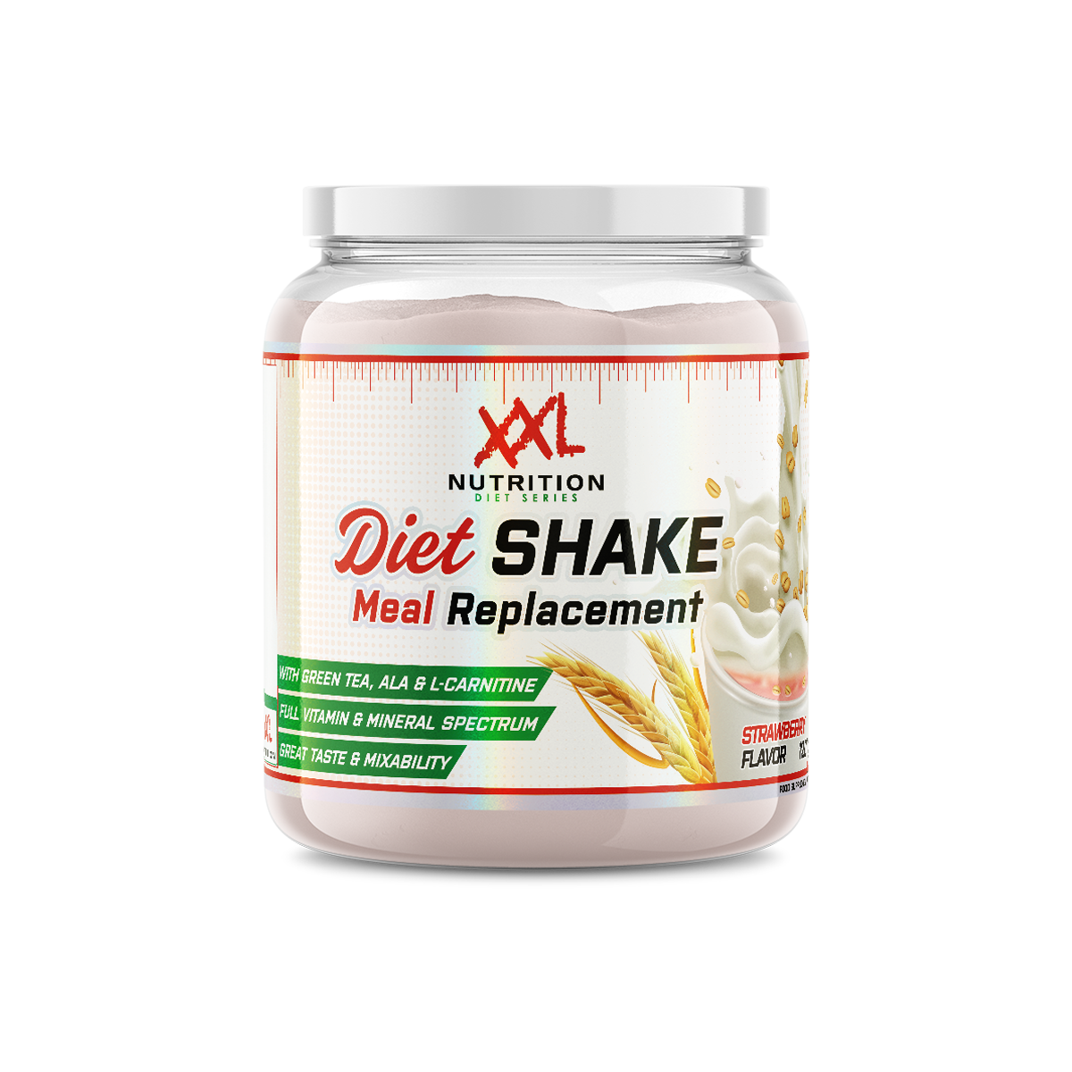 XXL Nutrition Diet Shake - Erdbeere - 1200 Gramm