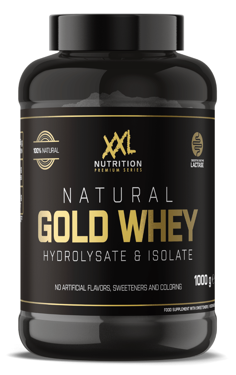 XXL Nutrition Natural Gold Whey - 1000 Gramm - Schokolade