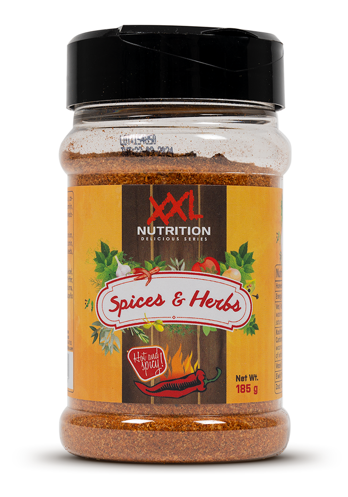 XXL Nutrition Gewürze & Kräuter - Hot & Spicy - 185 Gramm