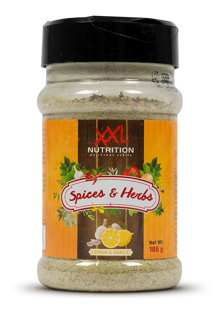 XXL Nutrition Gewürze & Kräuter - Zitrone & Knoblauch - 185 Gramm