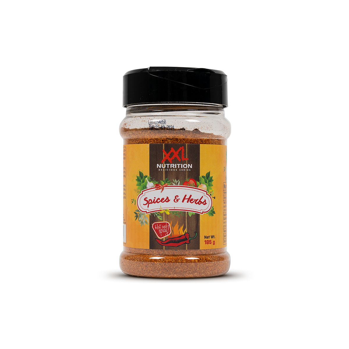XXL Nutrition Gewürze & Kräuter - Hot & Spicy - 185 Gramm