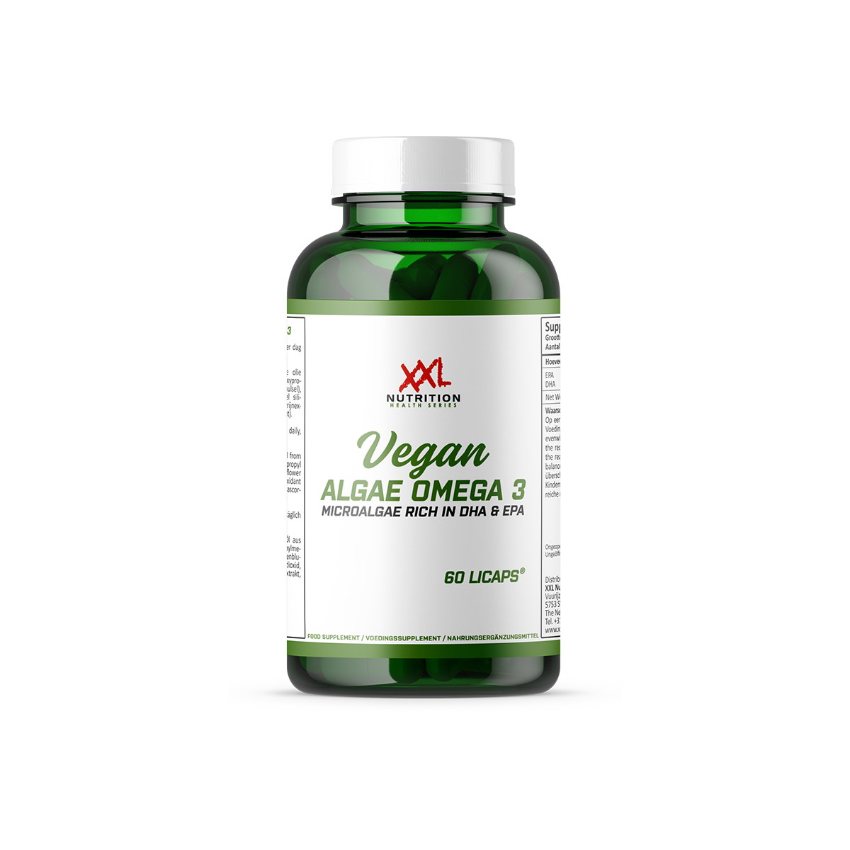 XXL Nutrition Vegan Algae Omega 3 - 60 caps