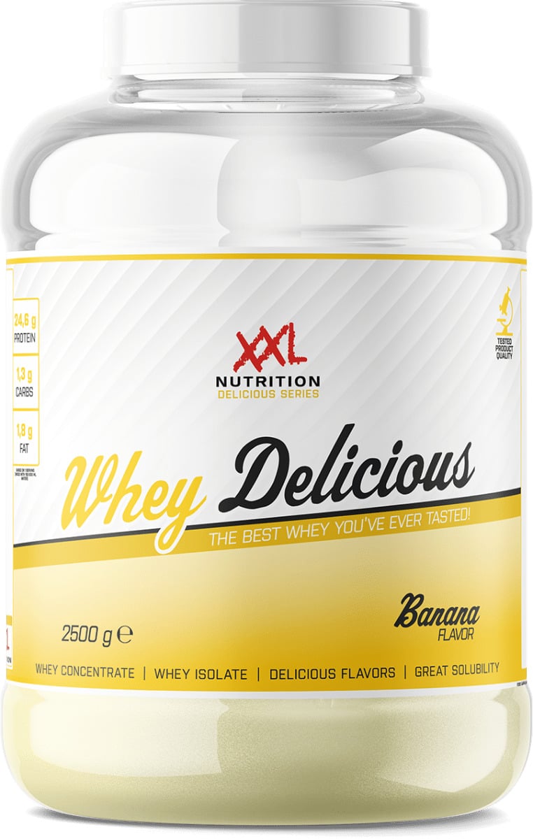 XXL Nutrition Whey Delicious - 2500 Gramm - Banane