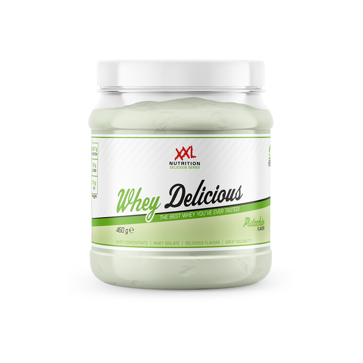 XXL Nutrition Whey Delicious Pistache 450 gram