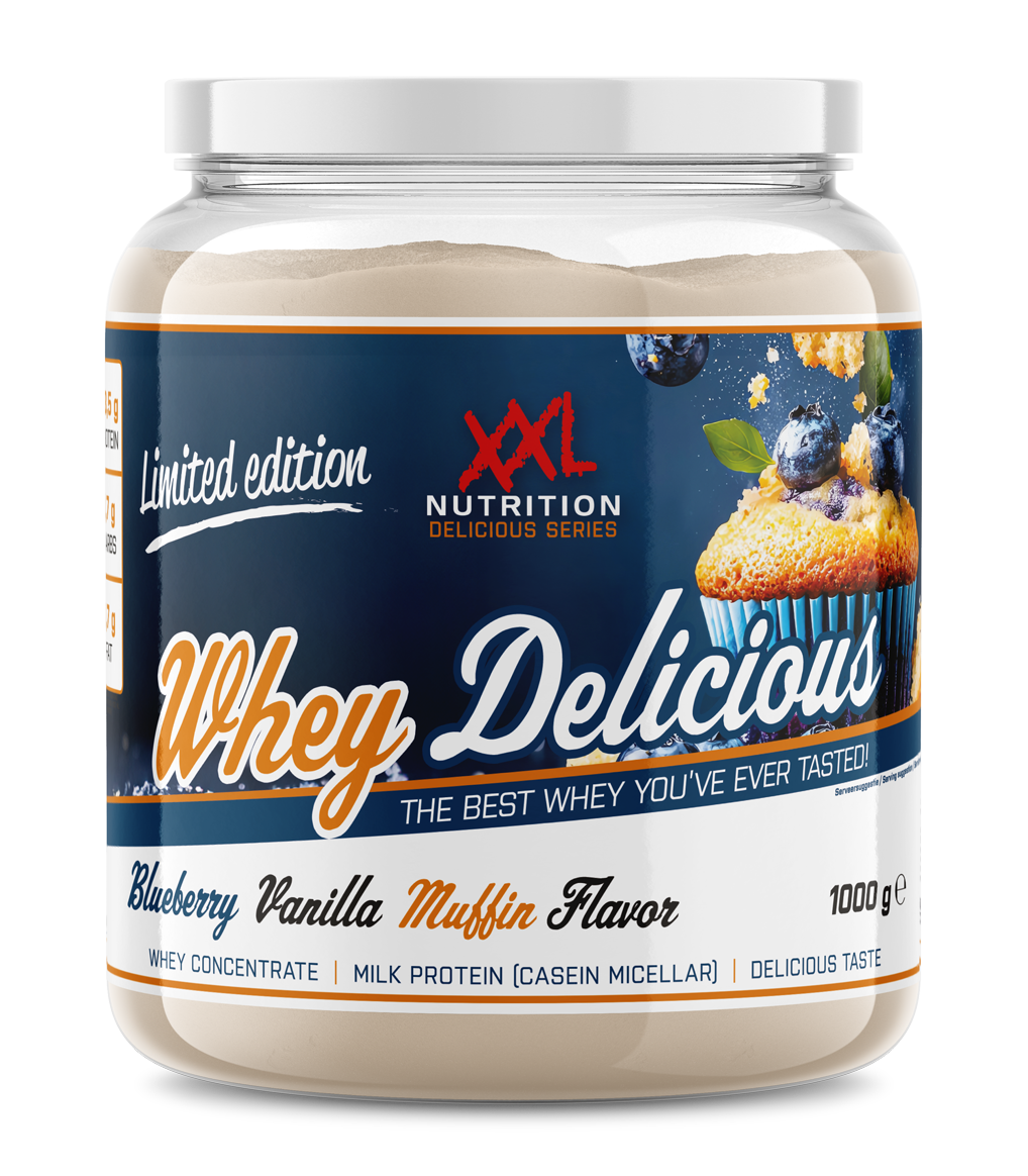 XXL Nutrition Whey Delicious - Blueberry Vanilla Muffin - 1000 gram