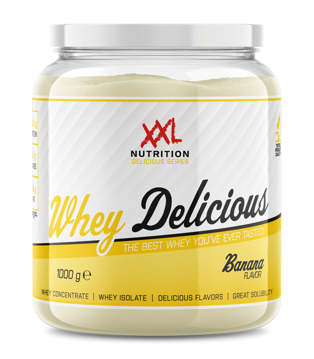 XXL Nutrition Whey Delicious - Banane - 1000 Gramm