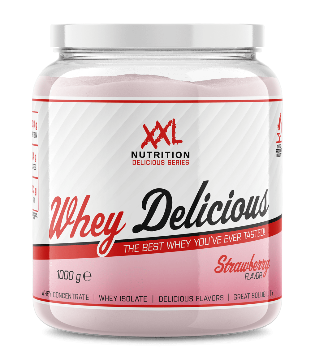 XXL Nutrition Whey Delicious - Erdbeere - 1000 Gramm