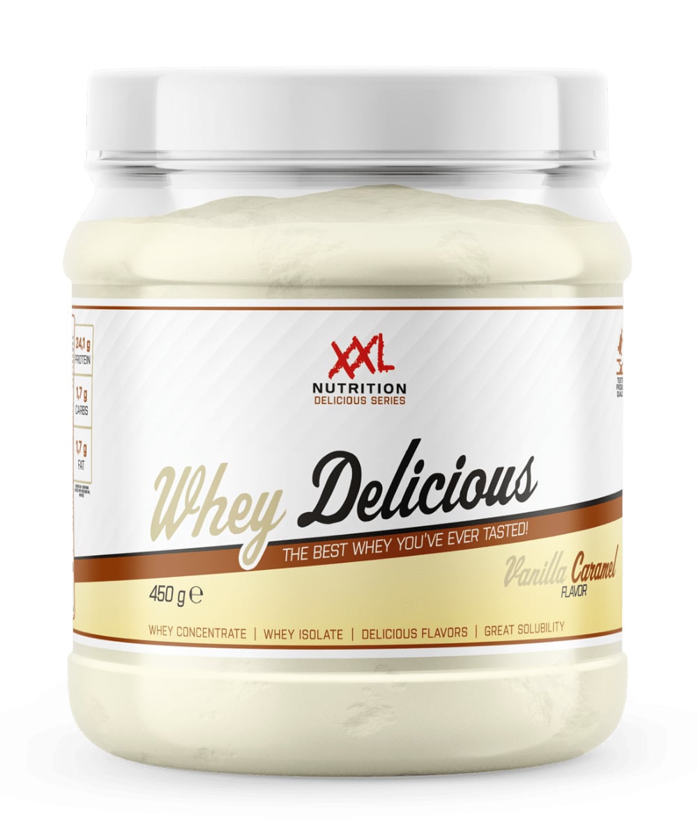 XXL Nutrition Whey Delicious Vanille Karamell 450 Gramm