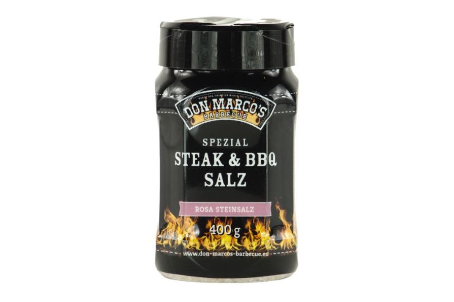 Rosa Steinsalz - das Spezial Steak & BBQ Salz von Don Marco's
