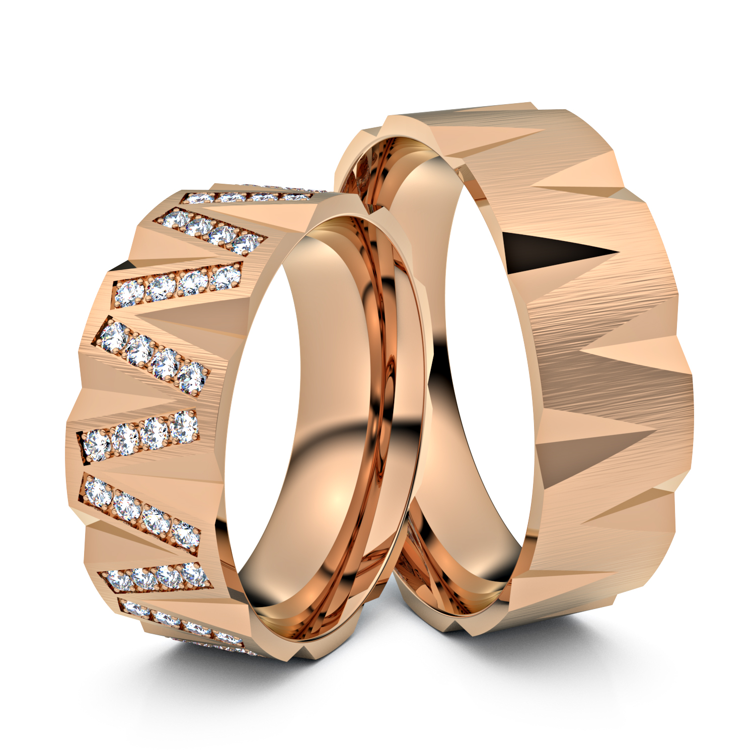 Modell TR086 Stufenfassung 585er Rotgold - 27126