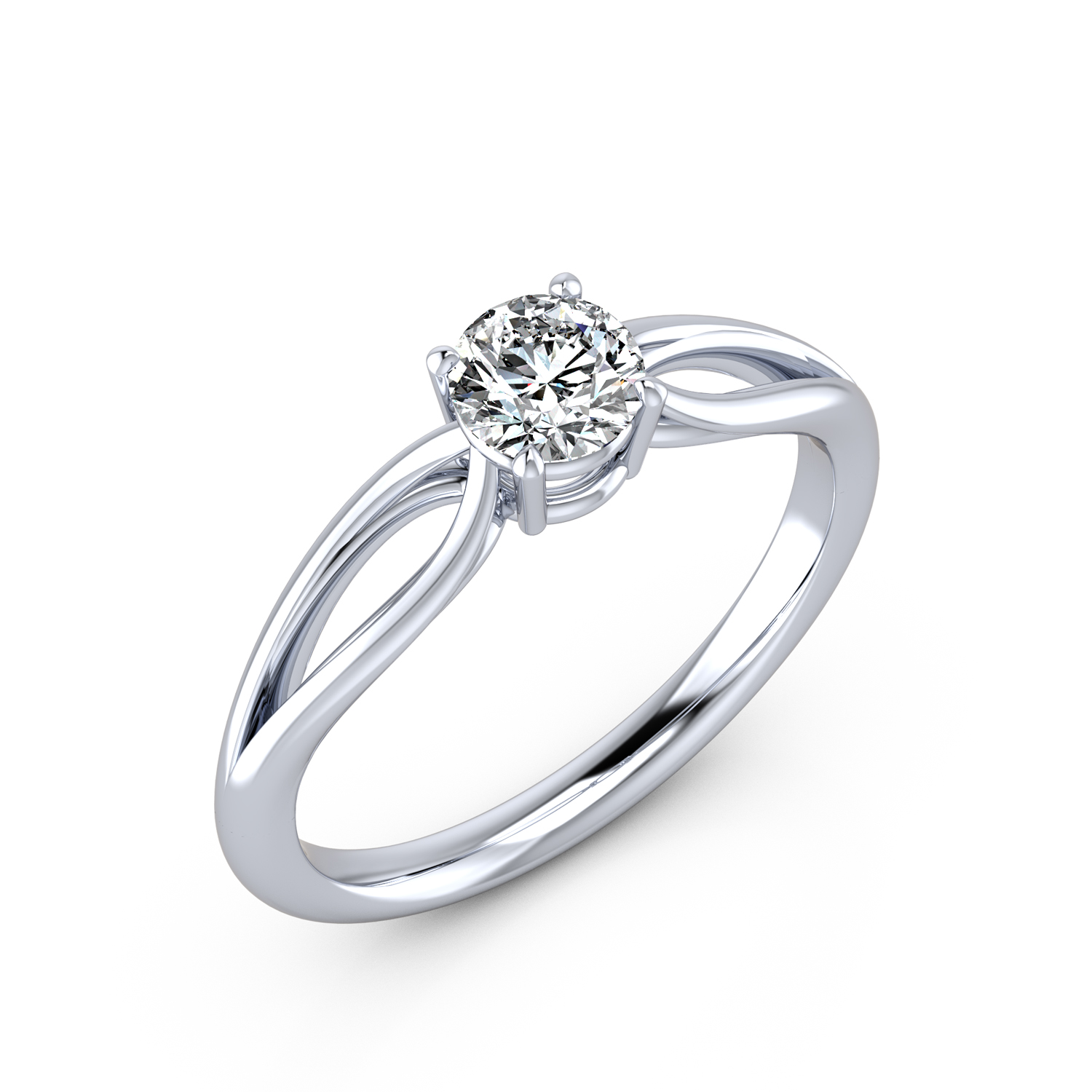 VR016 950er Platin 1x0.50ct. - 45752