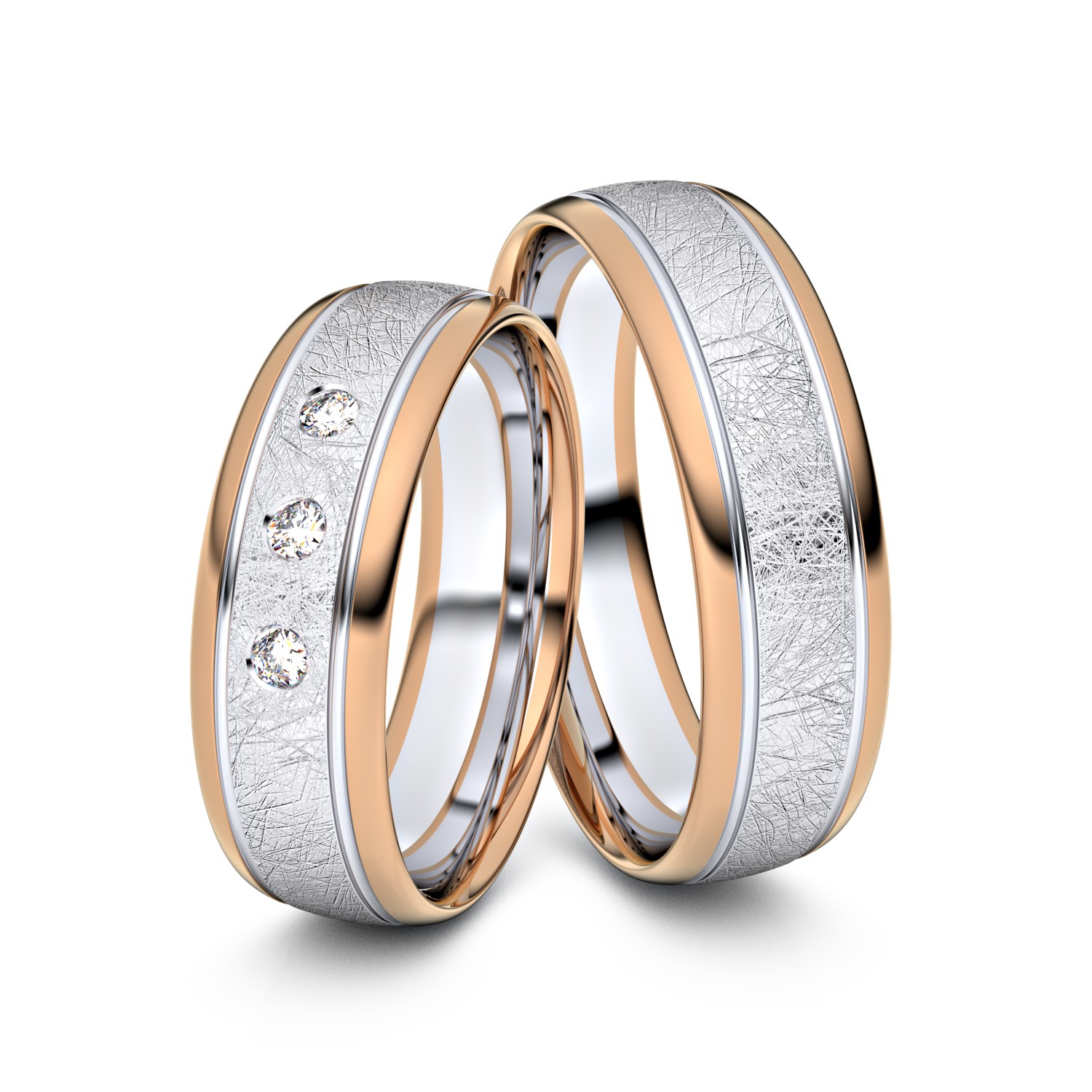 Modell TR142 585er Weißgold-Rotgold - 29437