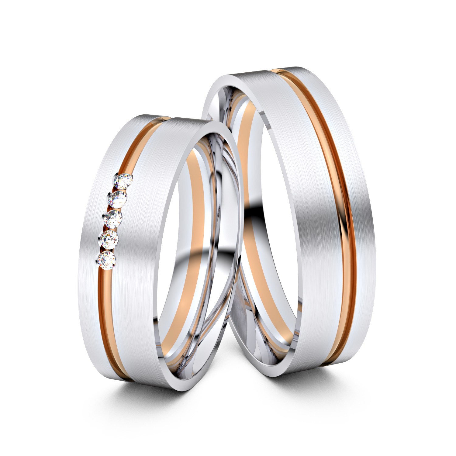 Modell TR231 750er Weißgold-Rotgold - 32960