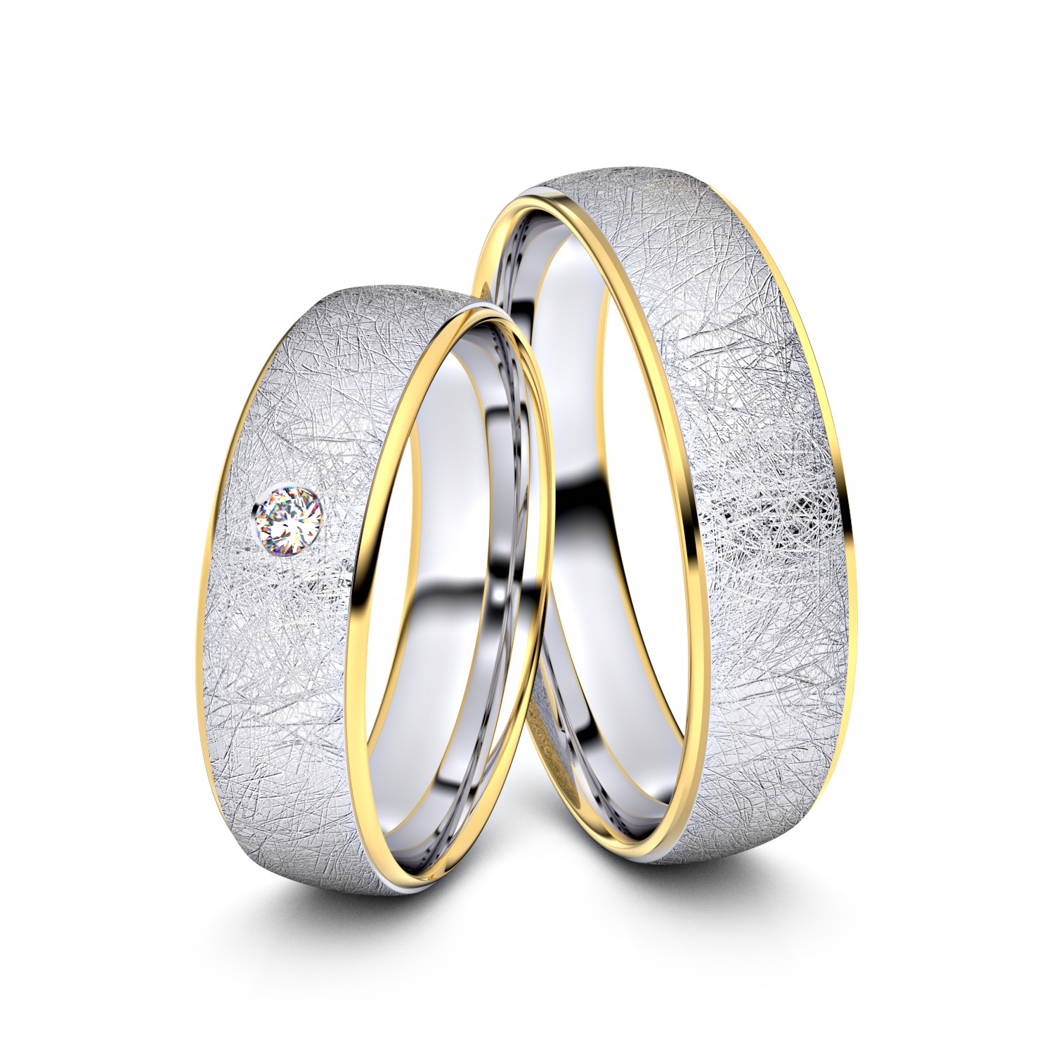 Modell TR023 585er Weißgold-Gelbgold - 24272