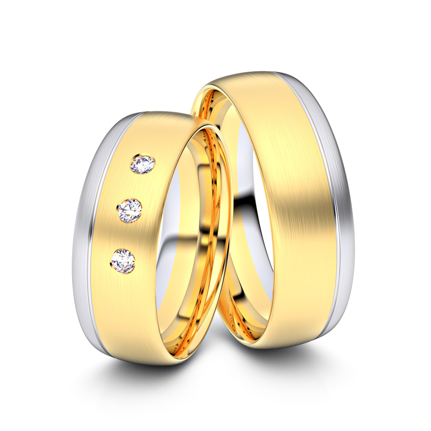 Modell TR228 333er Gelbgold-Weißgold - 32749