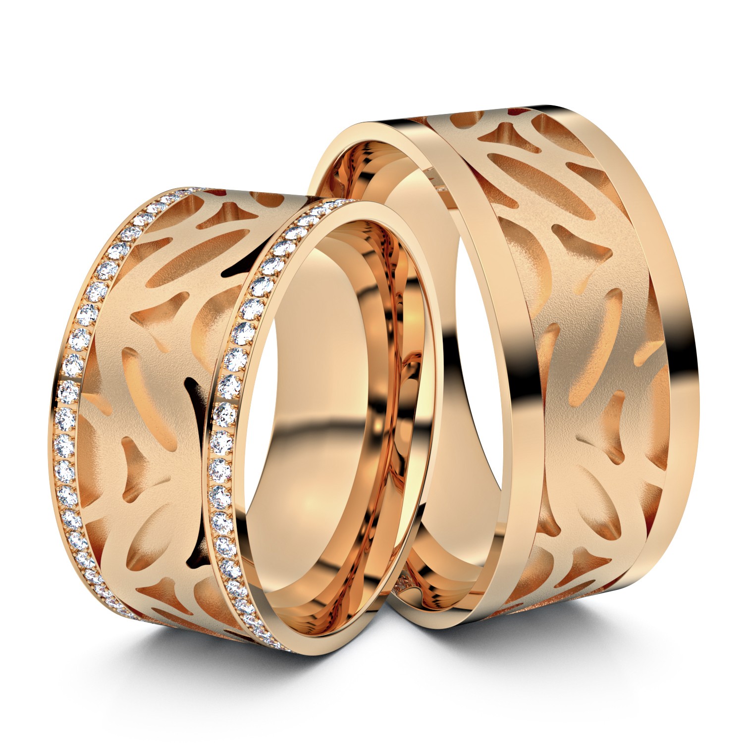 Modell TR087 Natural Leaves 750er Roségold - 27147