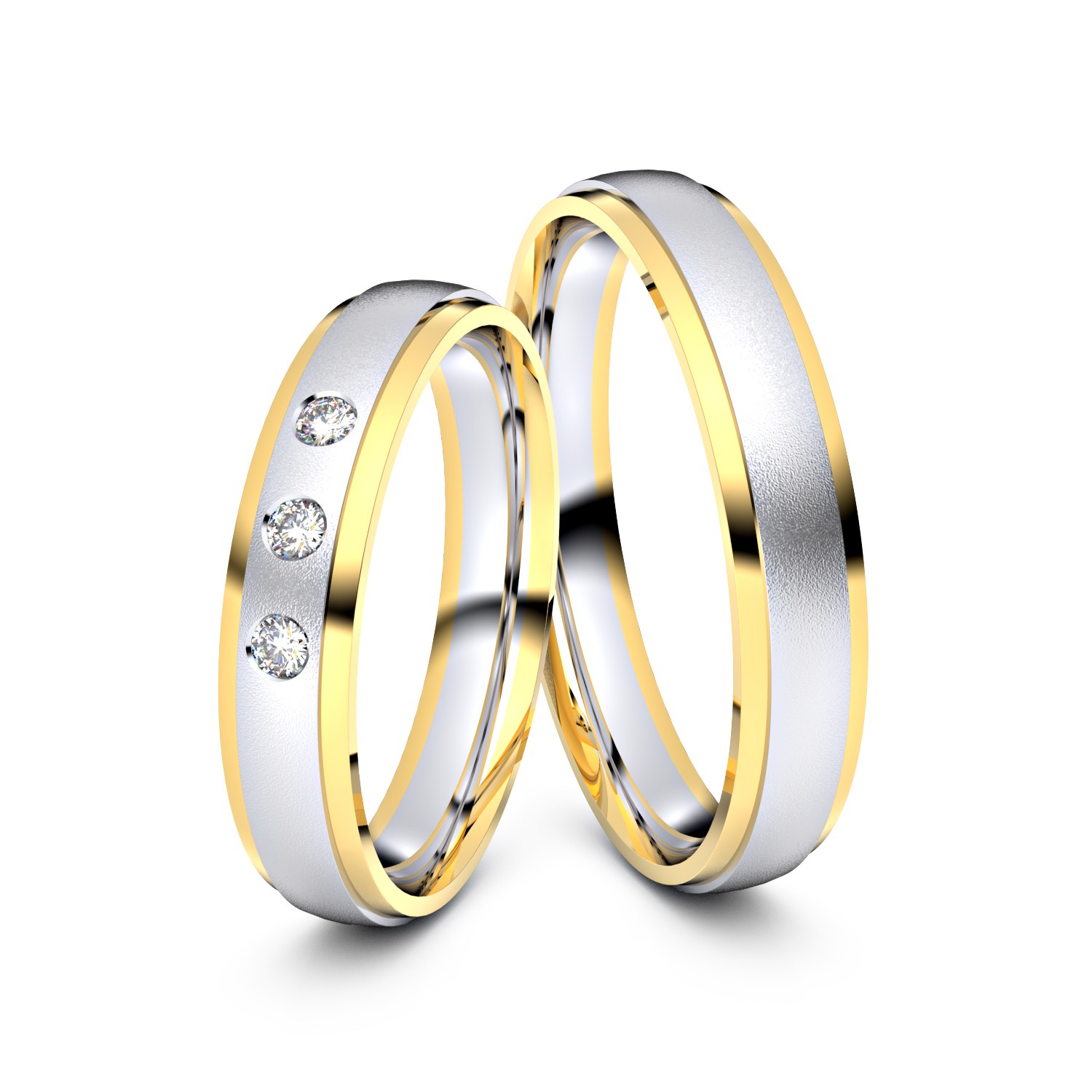 Modell TR275 585er Weißgold-Gelbgold - 34669