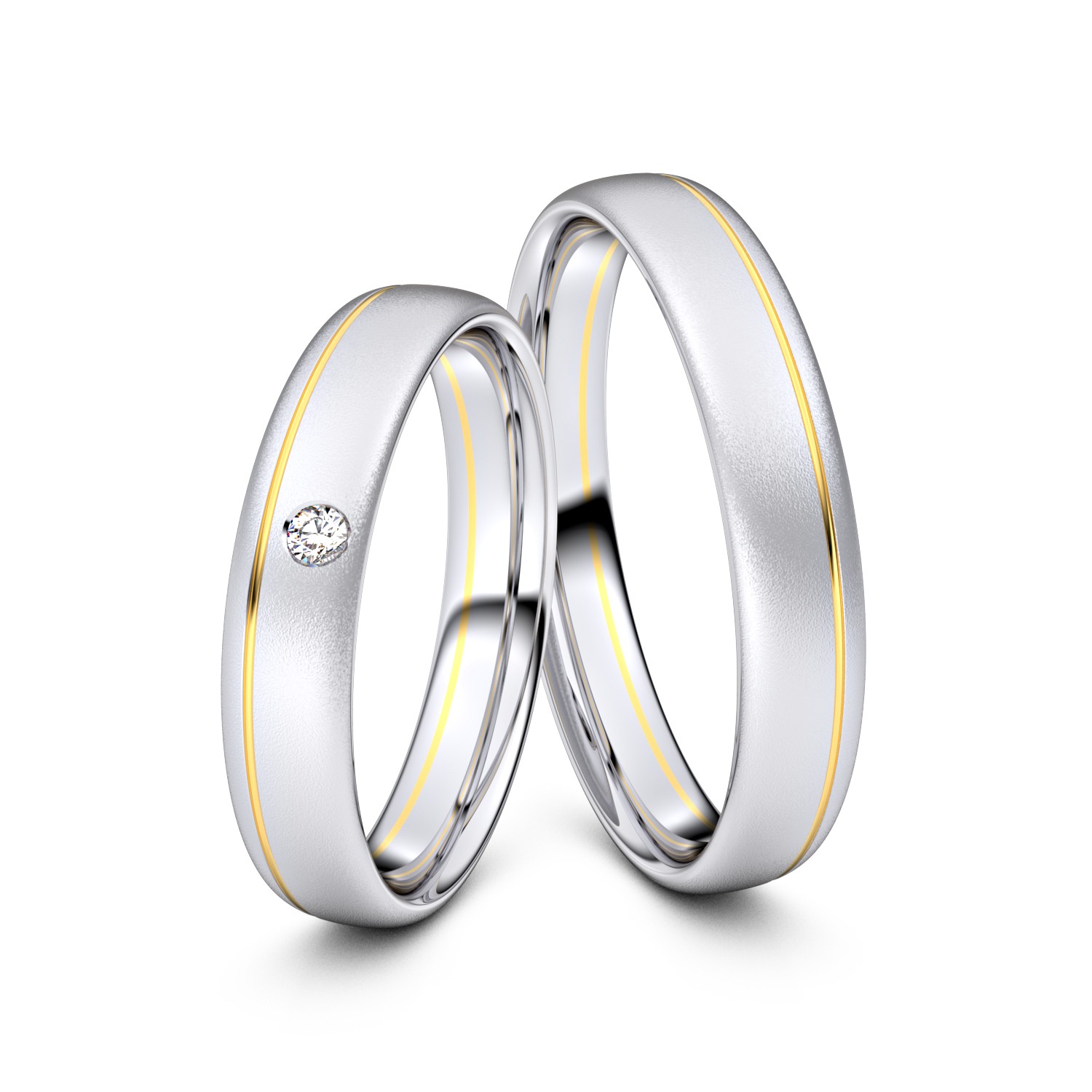 Modell TR247 750er Weißgold-Gelbgold - 33523