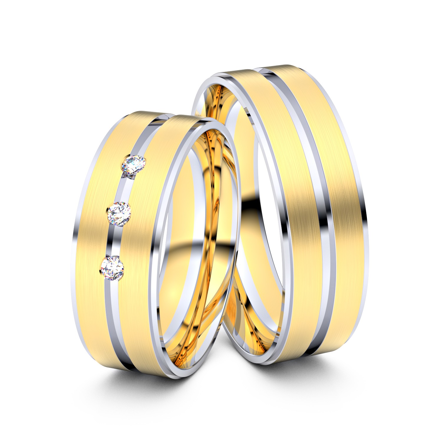 Modell TR320 333er Gelbgold-Weißgold - 35998